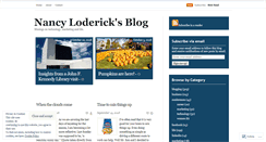 Desktop Screenshot of nancyloderick.com