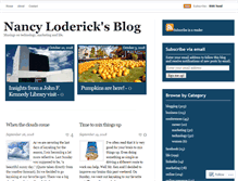 Tablet Screenshot of nancyloderick.com